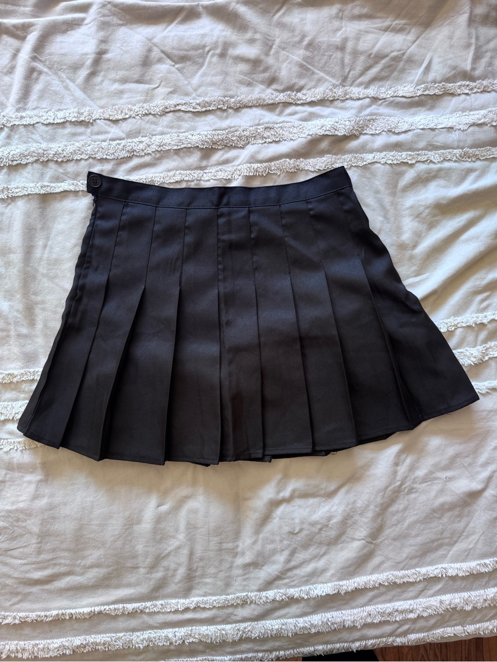 Classic Black Pleated Mini Skort